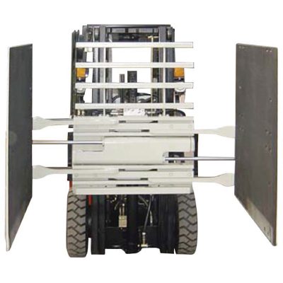 Forklift Attachment Carton Clamp Kelas 3 & 1220 * 1420 mm Ukuran Lengan