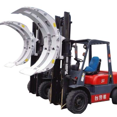Clamp Rencana Kertas Roll Forklift Swing Frame