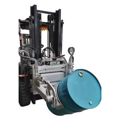 Hydraulic Forklift 55 Ggallon Drum Clamp kanggo Forklift